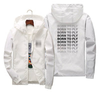 Thumbnail for Born To Fly Opacity Designed Thin Windbreaker Jackets