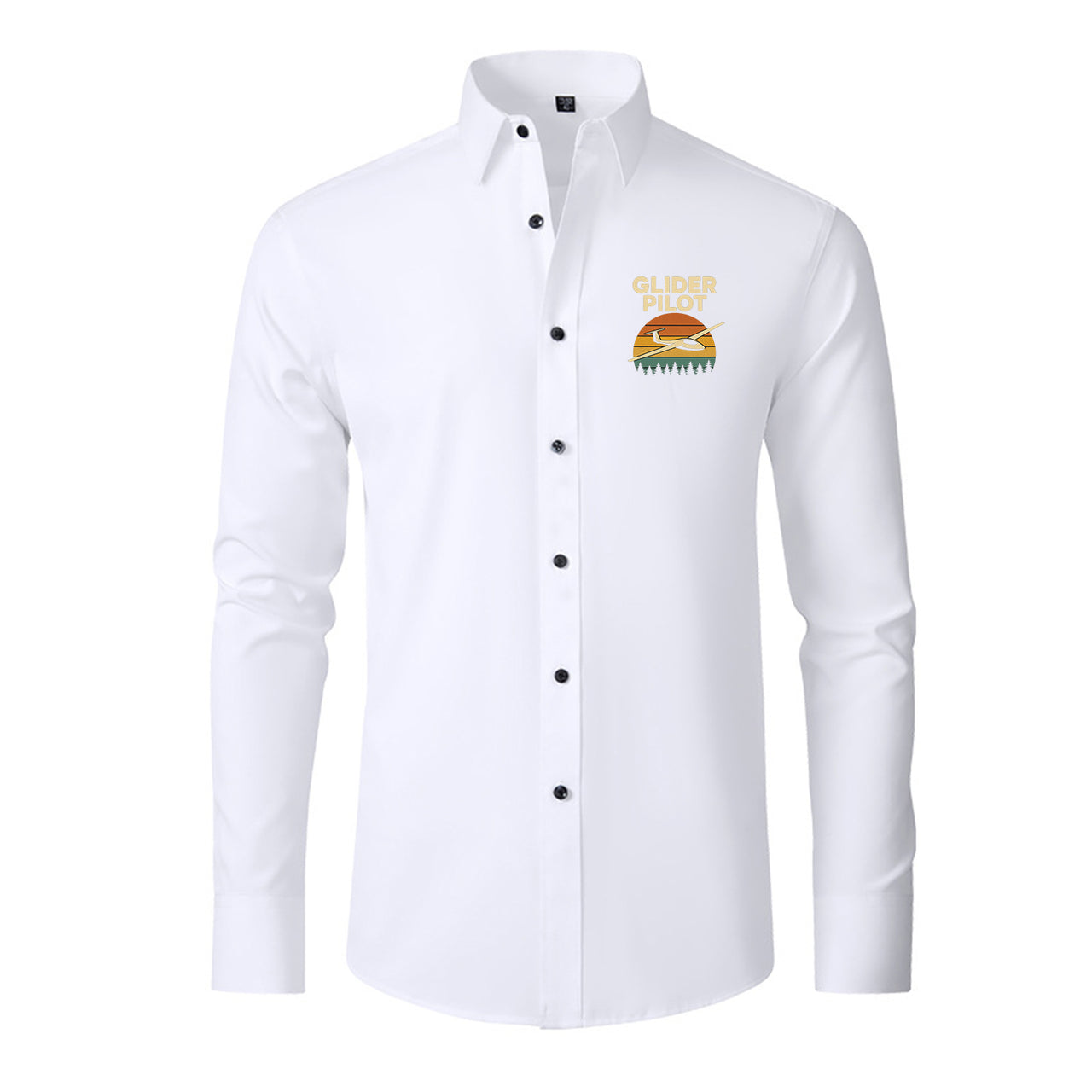 Retro Glider Designed Long Sleeve Shirts