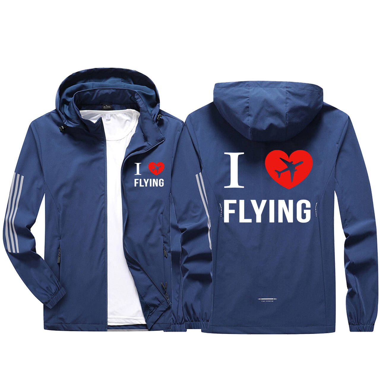 I Love Flying Sport & Running Jackets
