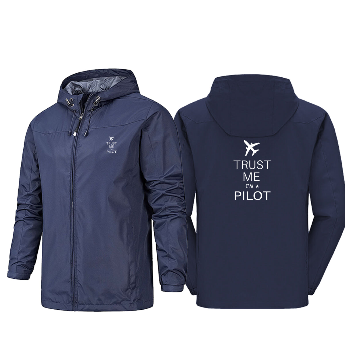 Trust Me I'm a Pilot 2 Designed Rain Jackets & Windbreakers