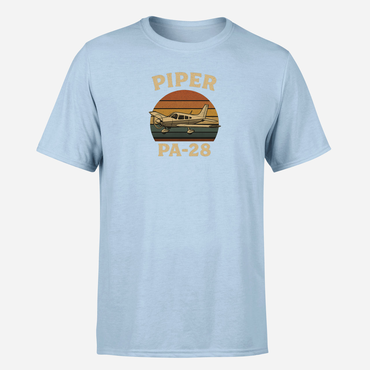 Retro Piper PA-28 Design Super Quality T-Shirts