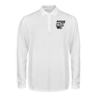 Thumbnail for Boeing 737+Text & CFM LEAP-1 Engine Designed Long Sleeve Polo T-Shirts