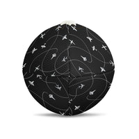 Thumbnail for Travel The World By Plane (Black) Designed Rugby