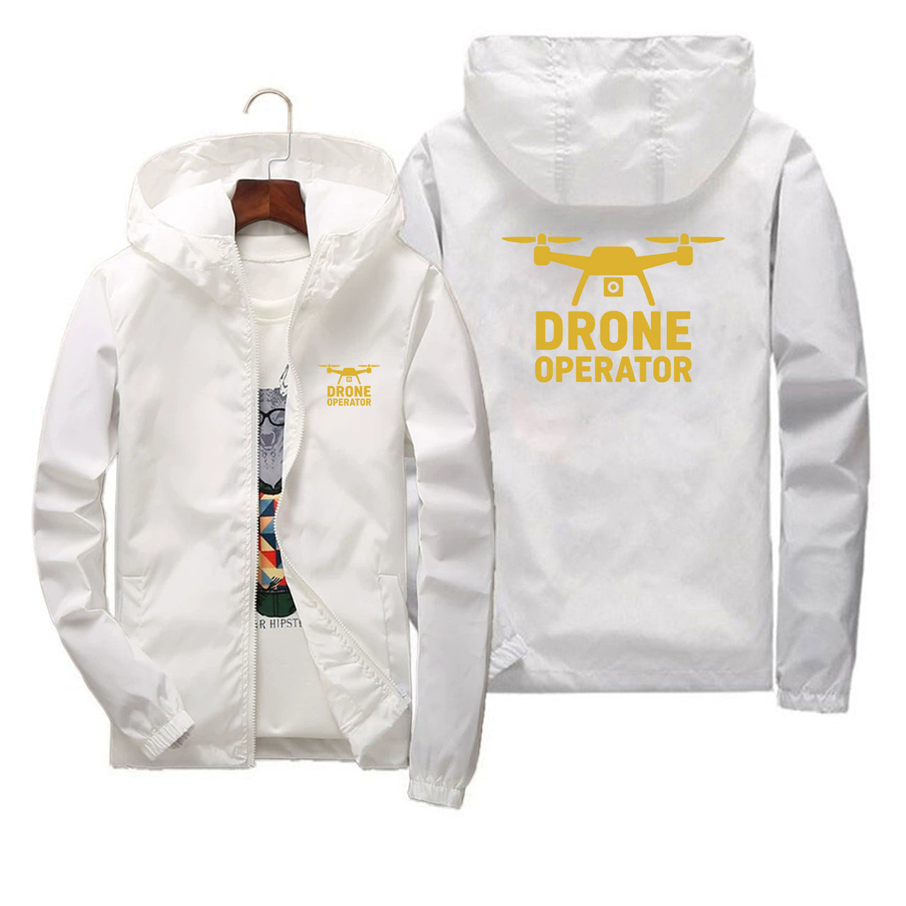 Drone Operator Designed Thin Windbreaker Jackets