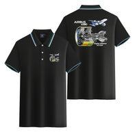 Thumbnail for Airbus A380 & GP7000 Engine Designed Stylish Polo T-Shirts (Double-Side)