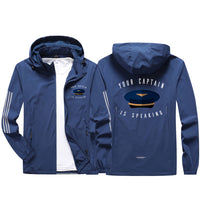 Thumbnail for Your Captain Is Speaking Sport & Running Jackets
