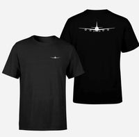 Thumbnail for Boeing 747 Silhouette Designed Double-Side T-Shirts