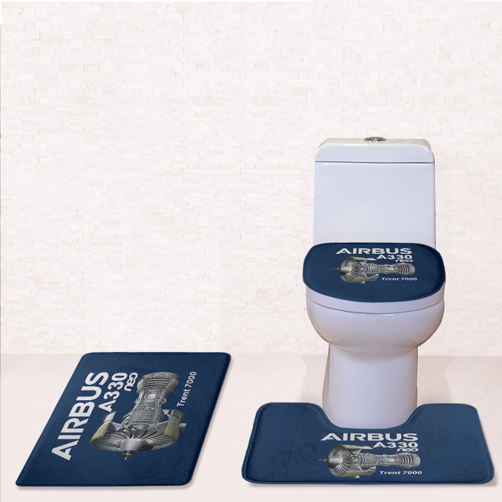 Airbus A330neo & Trent 7000 Designed Toilet Seat Cover Three-piece Set