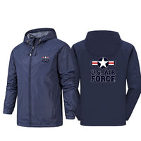 Thumbnail for US Air Force Designed Rain Jackets & Windbreakers