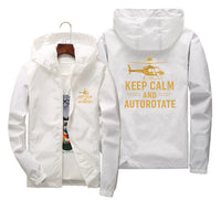 Thumbnail for Keep Calm and Autorotate Designed Thin Windbreaker Jackets