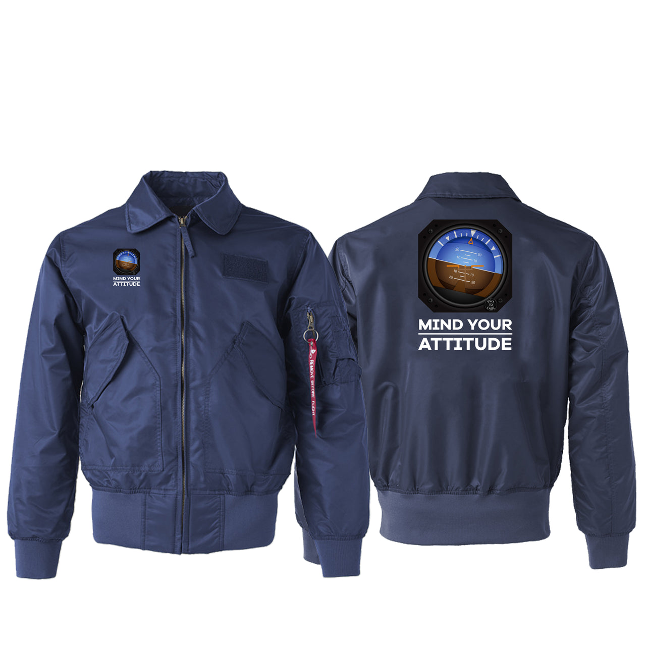 Mind Your Attitude Designed Embroidered Patch Attachable Jackets