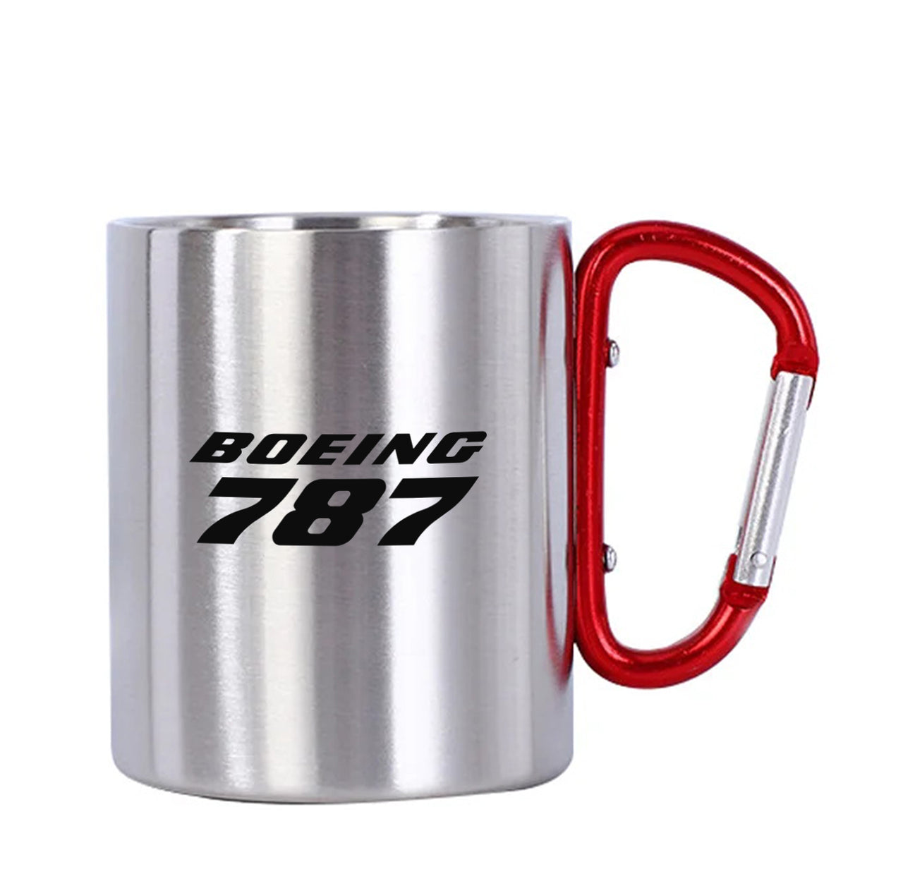 Boeing 787 & Text Designed Stainless Steel Outdoors Mugs