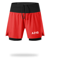 Thumbnail for A310 Flat Text Designed Quick Dry Fitness Shorts