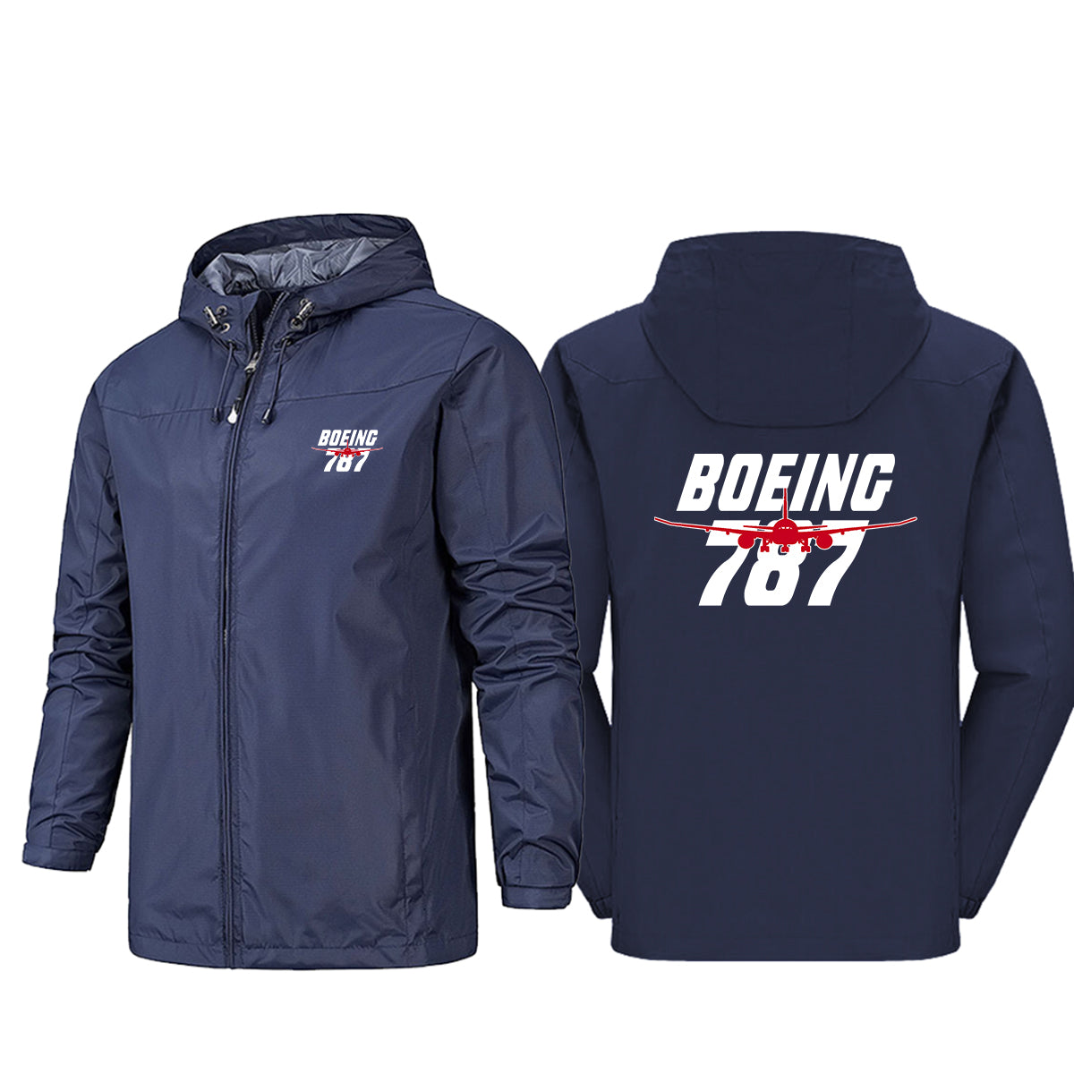 Amazing Boeing 787 Designed Rain Jackets & Windbreakers