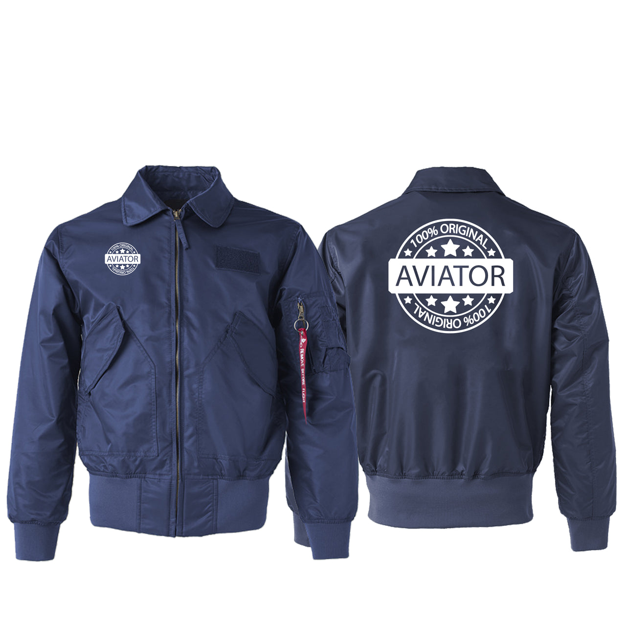 %100 Original Aviator Designed Embroidered Patch Attachable Jackets