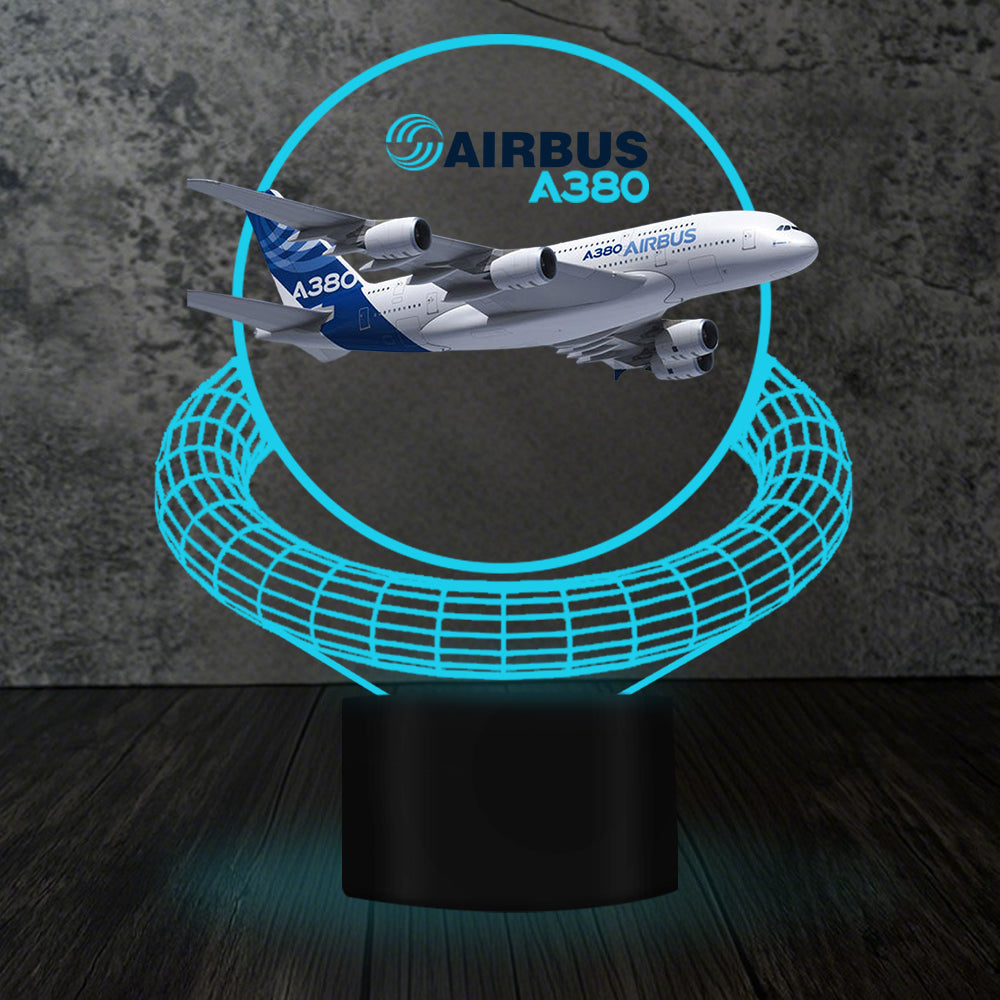 Airbus A380 Designed 3D Lamp