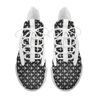 Thumbnail for Perfectly Sized Seamless Airplanes Black Designed Fashion Running Shoes