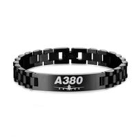 Thumbnail for Super Airbus A380 Designed Stainless Steel Chain Bracelets