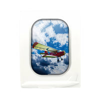 Thumbnail for Beautiful Clouds & Antonov-2 Designed Airplane Window Photo Frame
