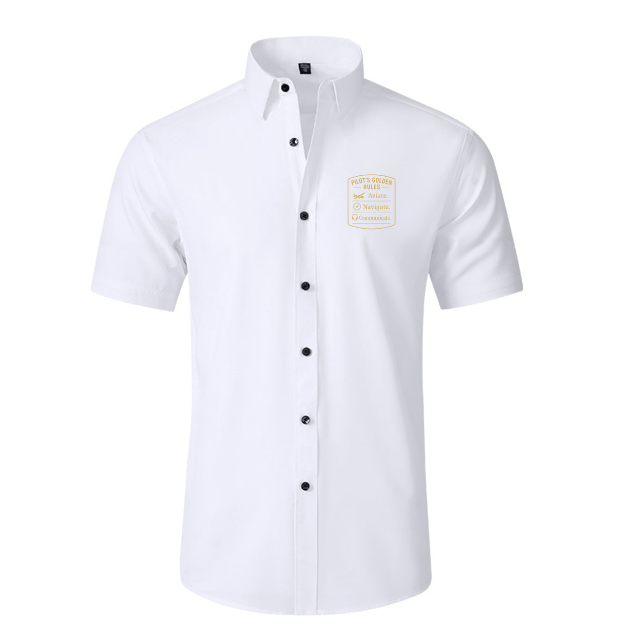 Pilot's Golden Rules Designed Short Sleeve Shirts
