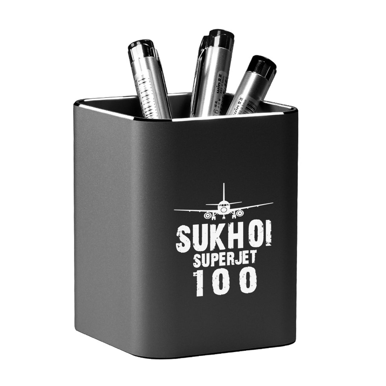 Sukhoi Superjet 100 & Plane Designed Aluminium Alloy Pen Holders