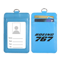Thumbnail for Boeing 767 & Text Designed ID Card Holder
