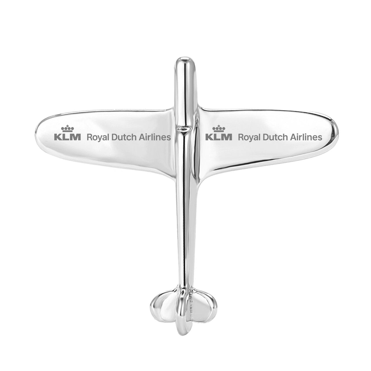 KLM Royal Dutch Airlines Designed Airplane Shape Brooches