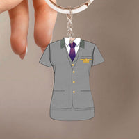 Thumbnail for Delta Airlines Uniform Acrylic Keychain