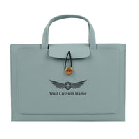 Thumbnail for Your Custom Name Design Lightweight Laptop Bag Large Capacity Business Bag