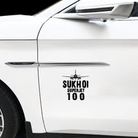 Thumbnail for Sukhoi Superjet 100 & Plane Designed Car Sticker