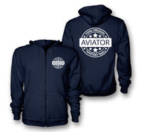 Thumbnail for %100 Original Aviator Designed Zipped Hoodies