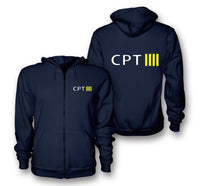 Thumbnail for CPT & 4 Lines Designed Zipped Hoodies