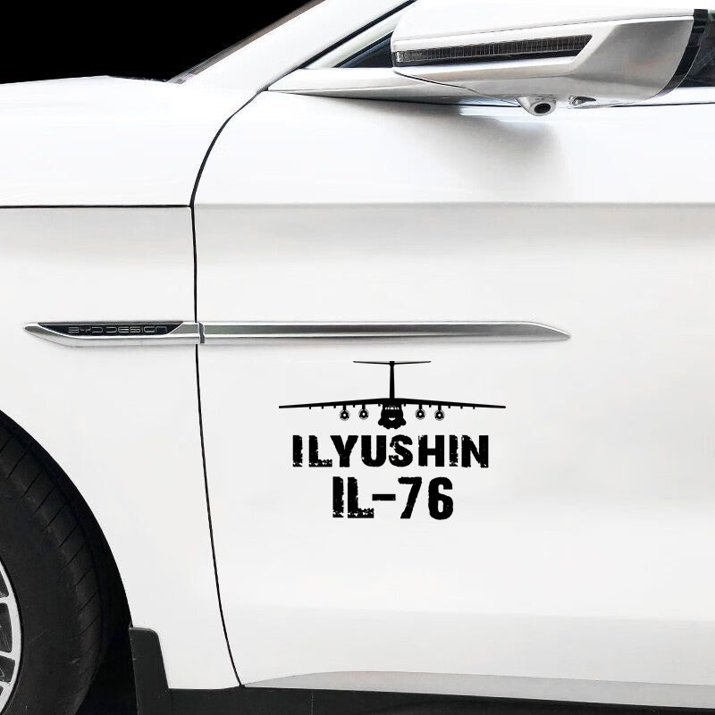 ILyushin IL-76 & Plane Designed Car Sticker