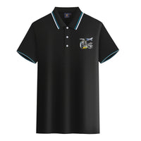 Thumbnail for Airbus A380 & GP7000 Engine Designed Stylish Polo T-Shirts