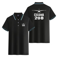 Thumbnail for Cessna 208 & Plane Designed Stylish Polo T-Shirts (Double-Side)