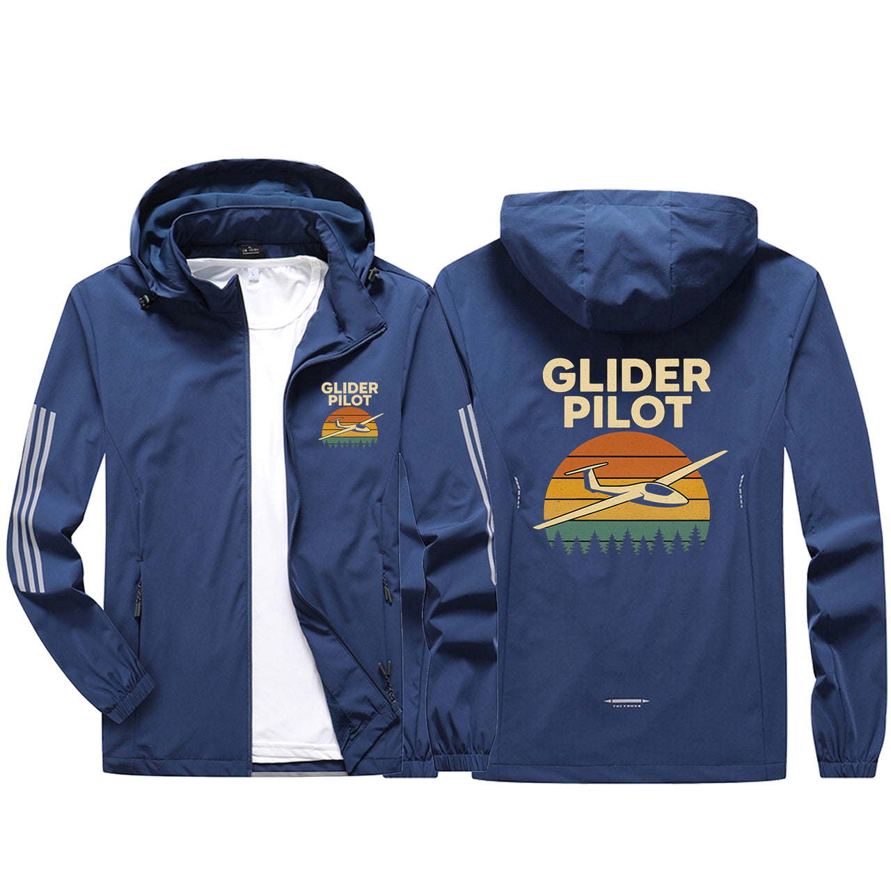 Retro Glider Design Sport & Running Jackets