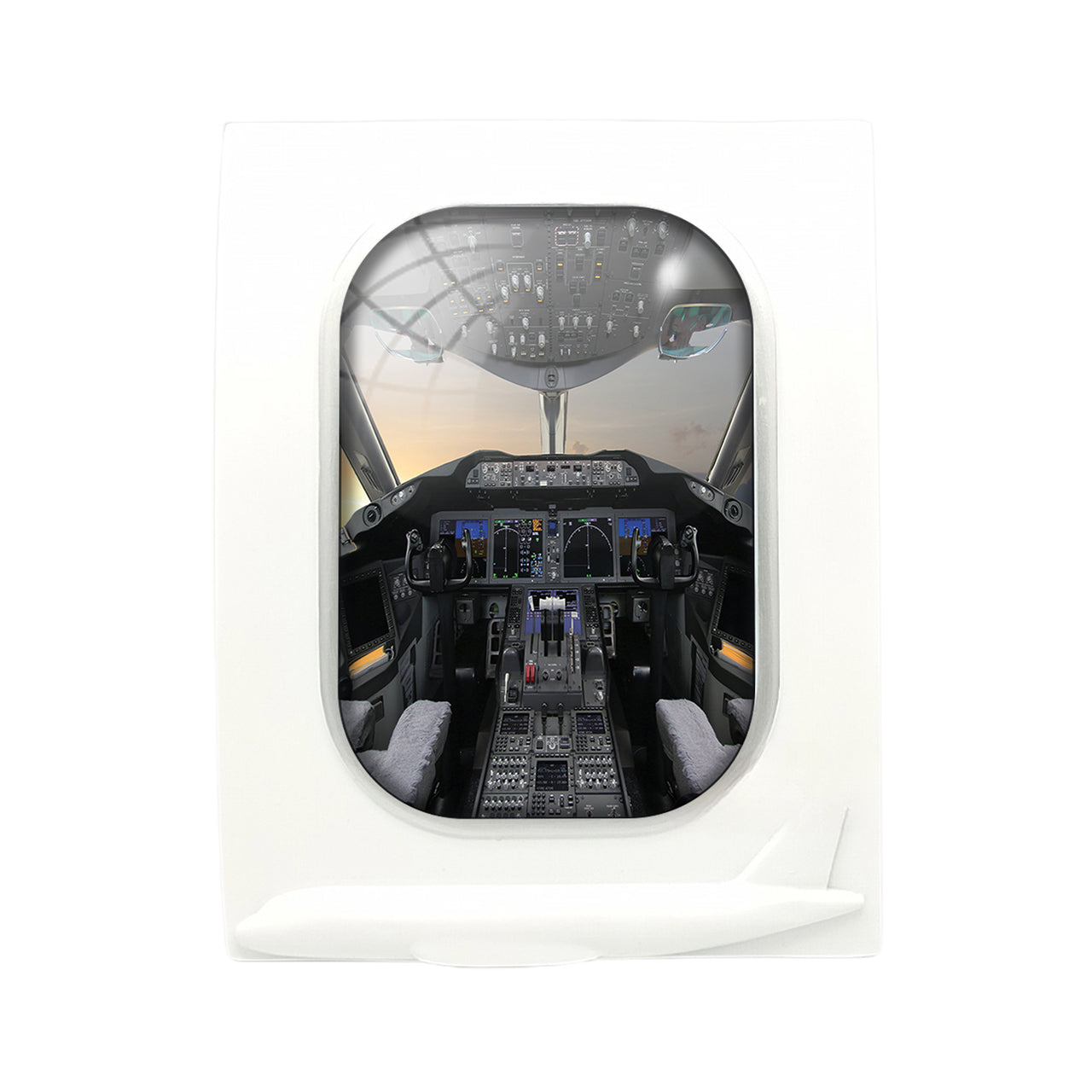 Boeing 787 Cockpit Designed Airplane Window Photo Frame