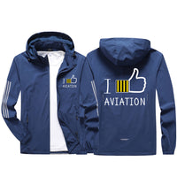 Thumbnail for I Like Aviation Sport & Running Jackets