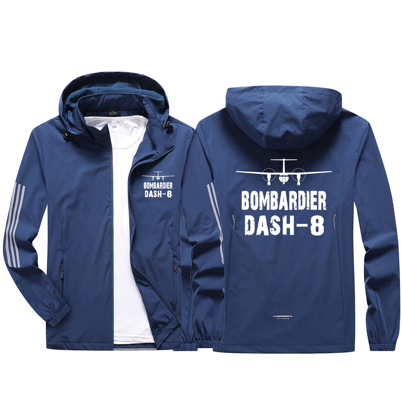 Bombardier Dash-8 & Plane Sport & Running Jackets