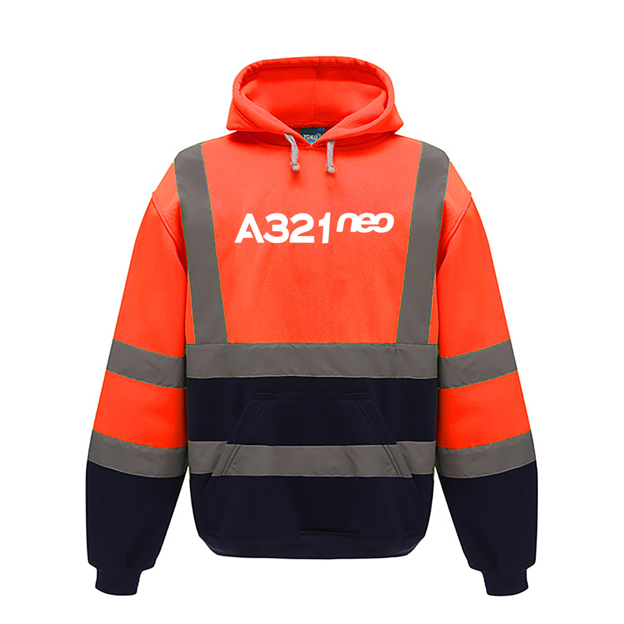 A321neo & Text Designed Reflective Hoodies
