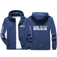 Thumbnail for Born To Fly Forced To Work Sport & Running Jackets