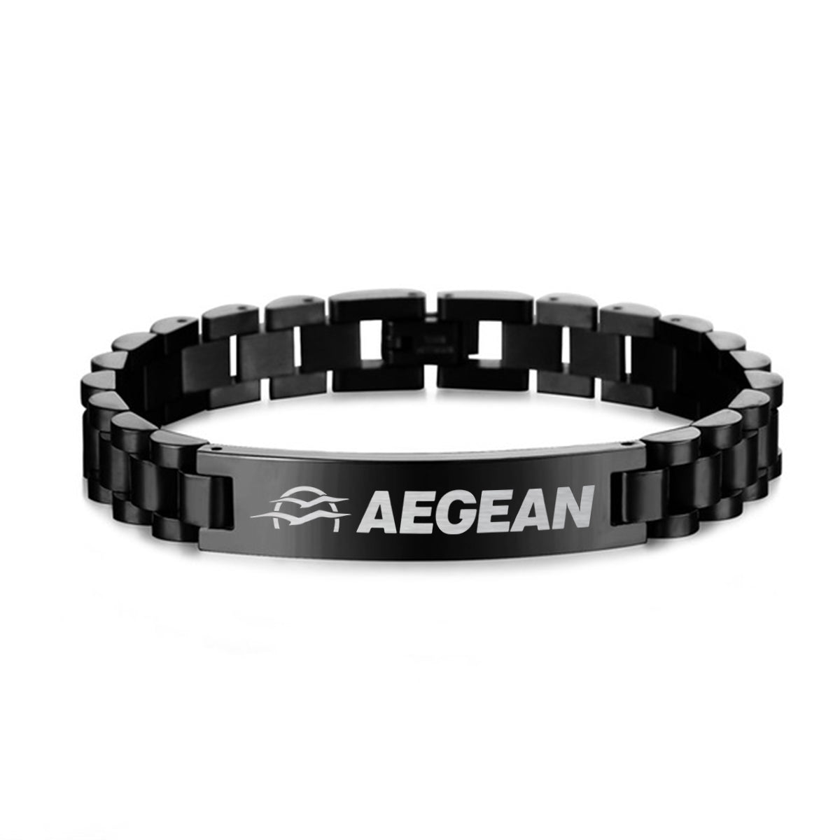 Aegean Airlines Designed Stainless Steel Chain Bracelets