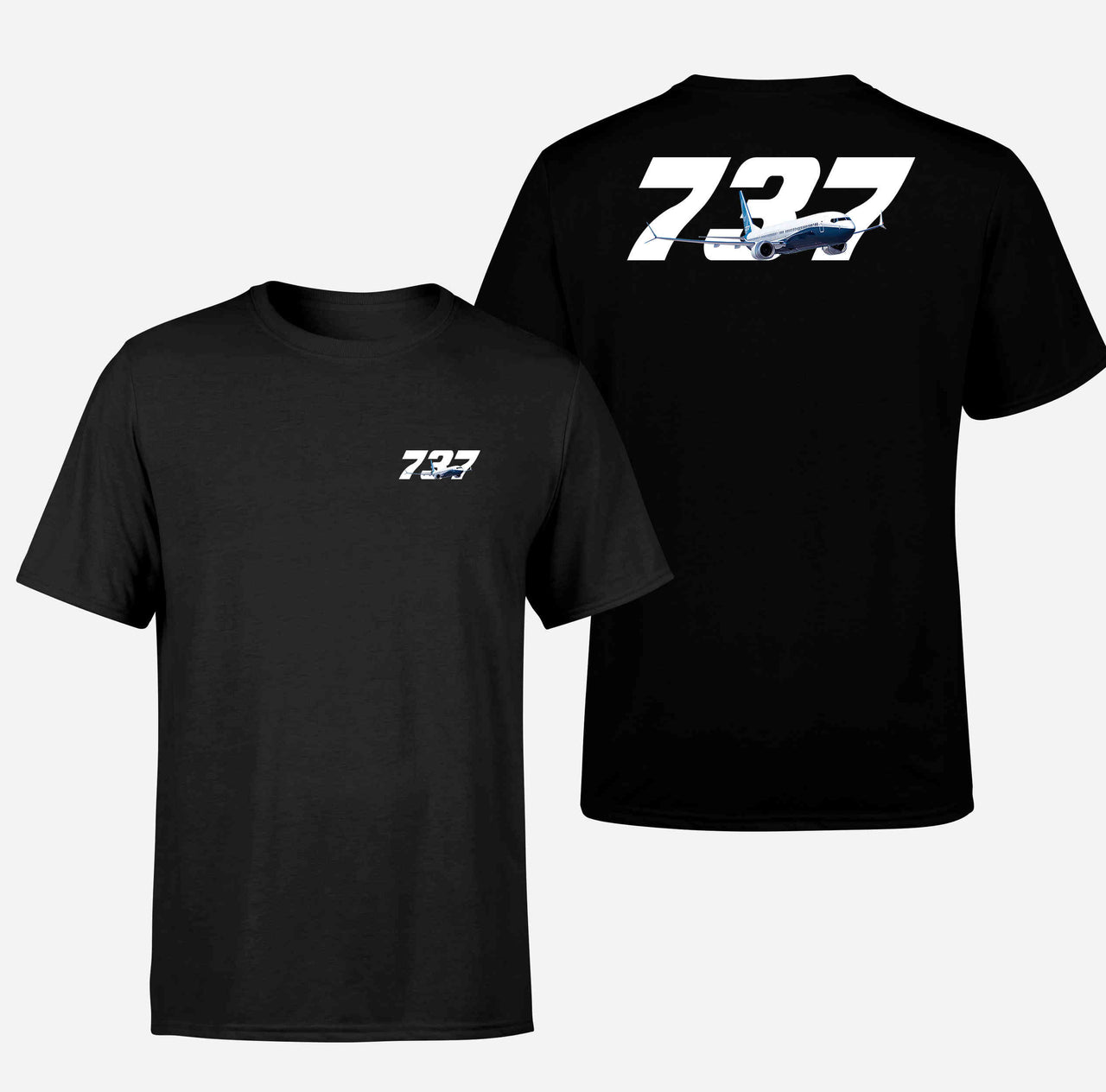 Super Boeing 737 Designed Double-Side T-Shirts