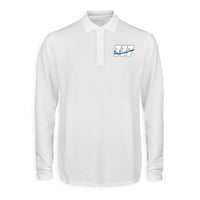 Thumbnail for Super Boeing 777 Designed Long Sleeve Polo T-Shirts
