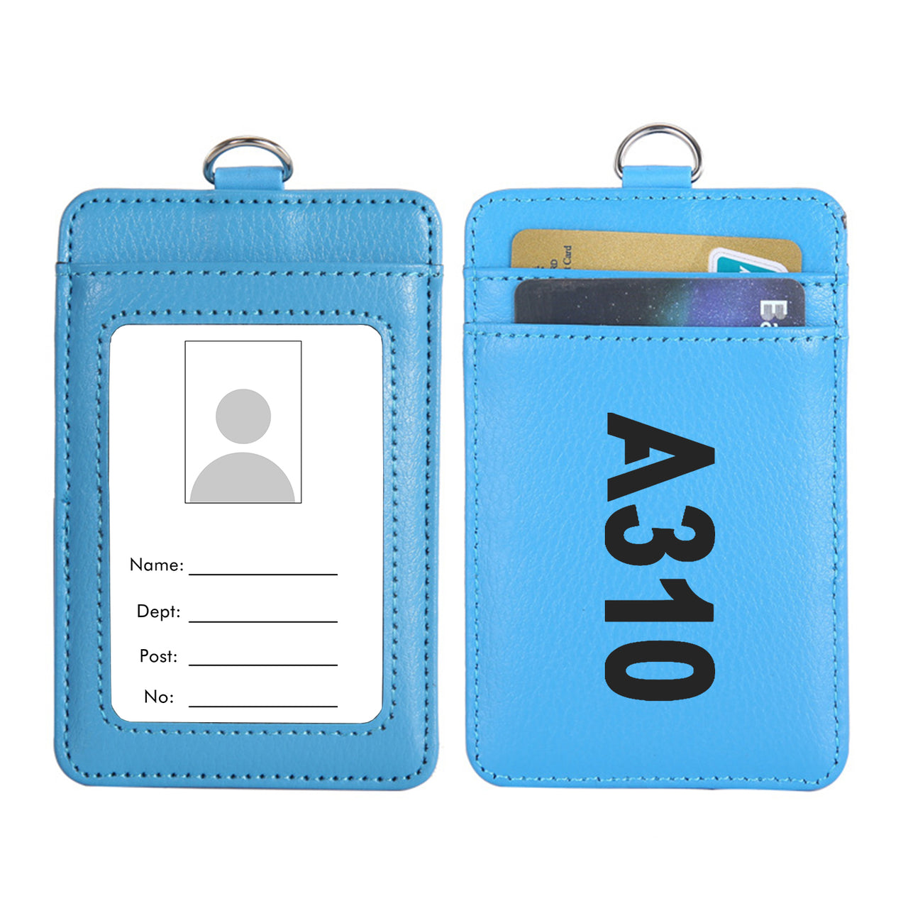 A310 Text Designed ID Card Holder