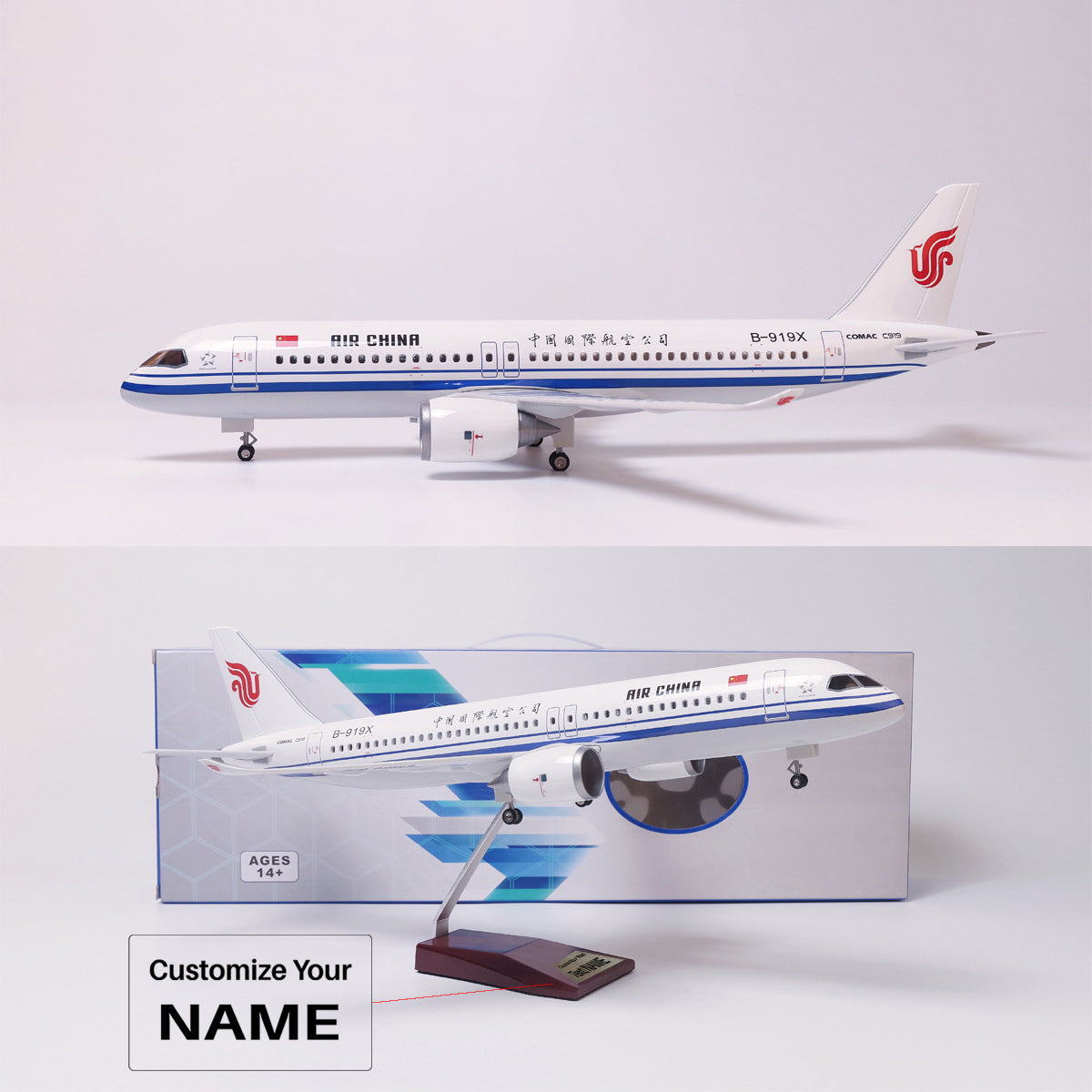 Air China COMAC C919 Airplane Model (47CM)
