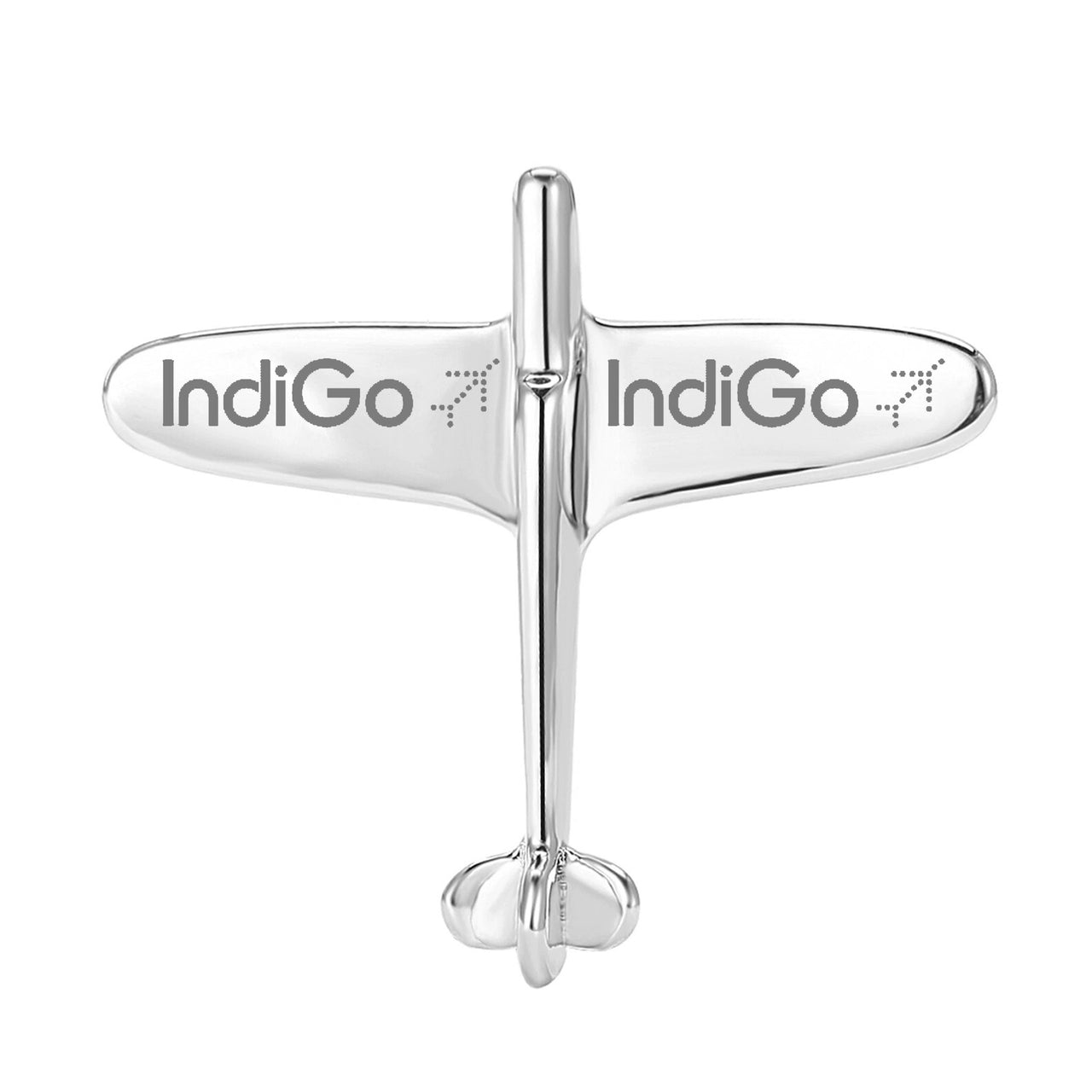 Indigo Airlines Designed Airplane Shape Brooches