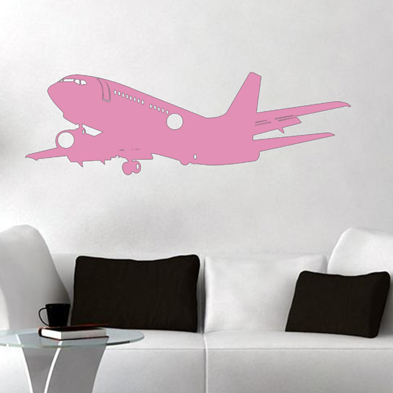 Landing Boeing 737 Designed Wall Sticker