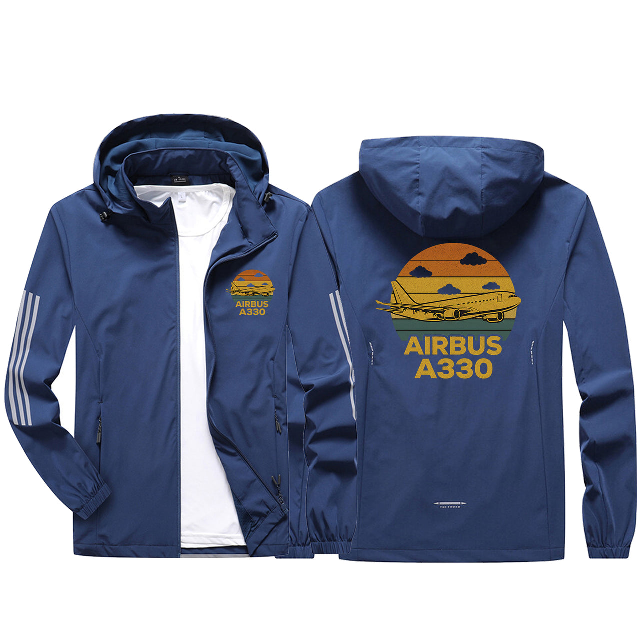 Retro Airbus A330 Design Sport & Running Jackets