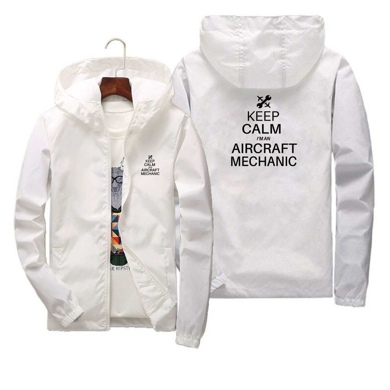 Aircraft Mechanic Designed Thin Windbreaker Jackets